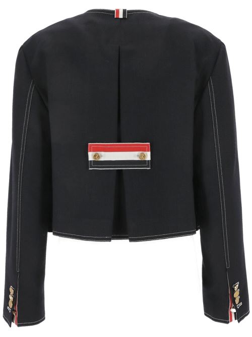 RWB-detail wool cropped jacket Thom Browne | FBC893A00473415